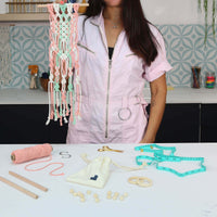 Proyecto Macramé de Colgador de Pared