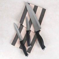 Juego de cuchillos y tablas de cortar de madera de bambú