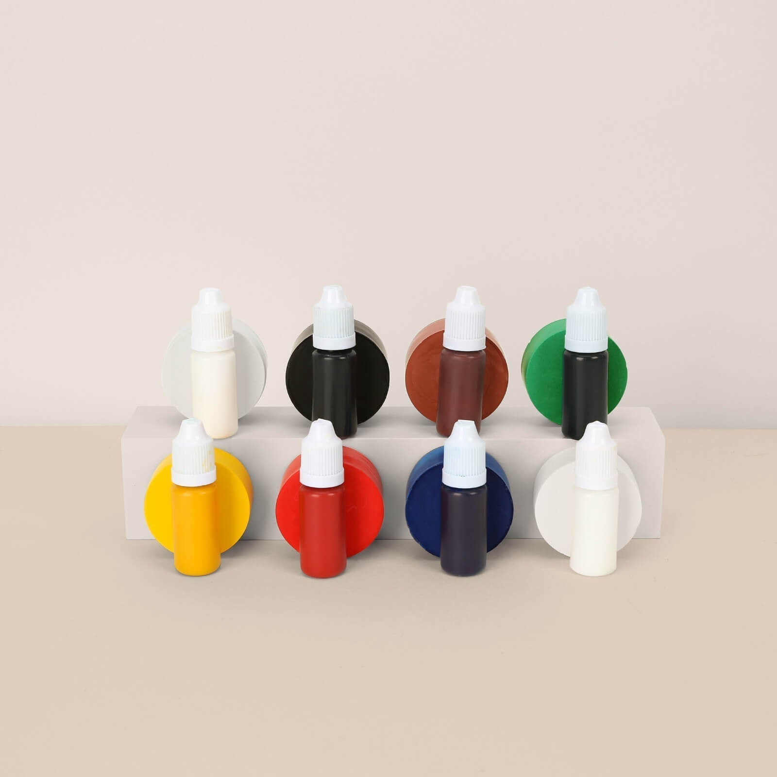 Paquete de 4 pigmentos de color.