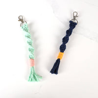 Proyecto Macramé de Llavero