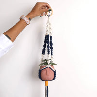 Proyecto Macramé de Colgador de Plantas