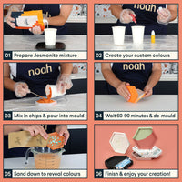 Kit básico de Jesmonite y terrazo